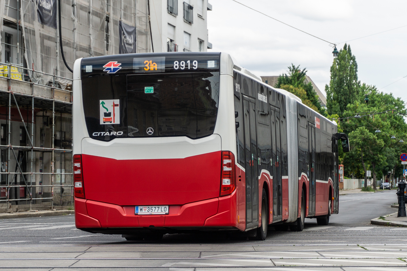 Австрия, Mercedes-Benz Citaro C2 G № 8919
