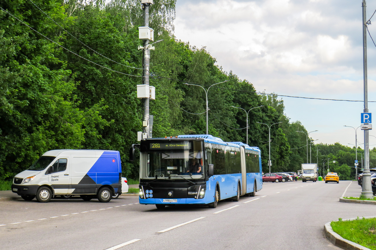 Москва, ЛиАЗ-6213.65 № 011649