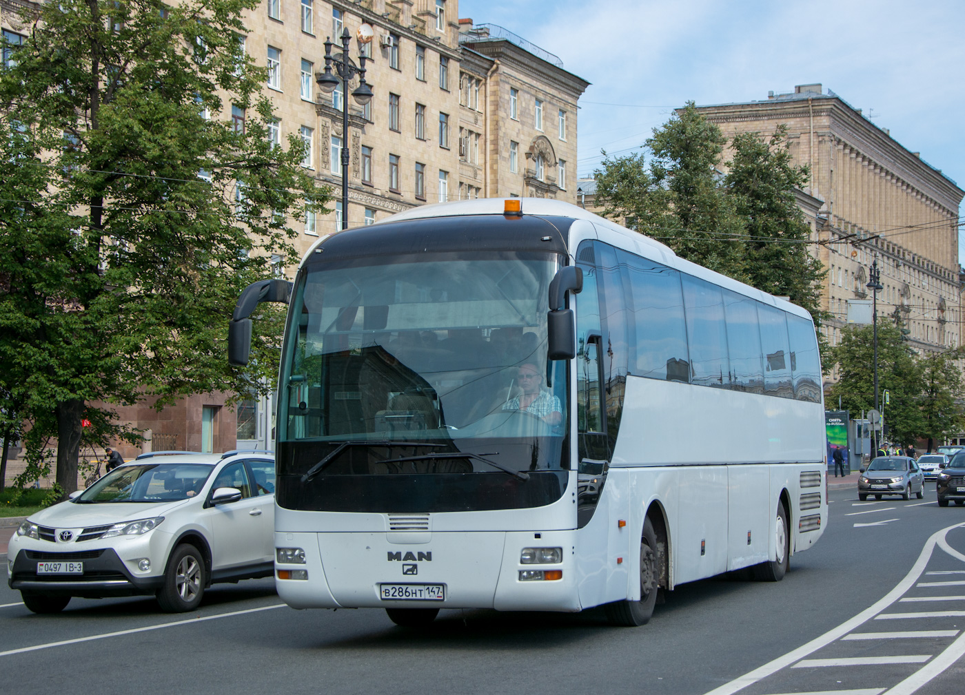 Sankt Petersburg, MAN R07 Lion's Coach RHC414 Nr В 286 НТ 147