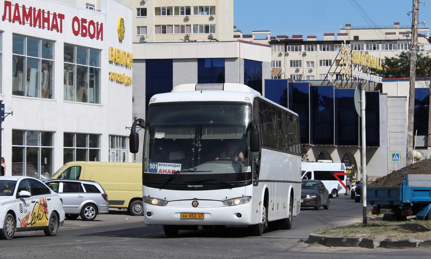 Краснодарский край, Marcopolo Andare 1000 (ГолАЗ) (Hyundai) № АА 053 23