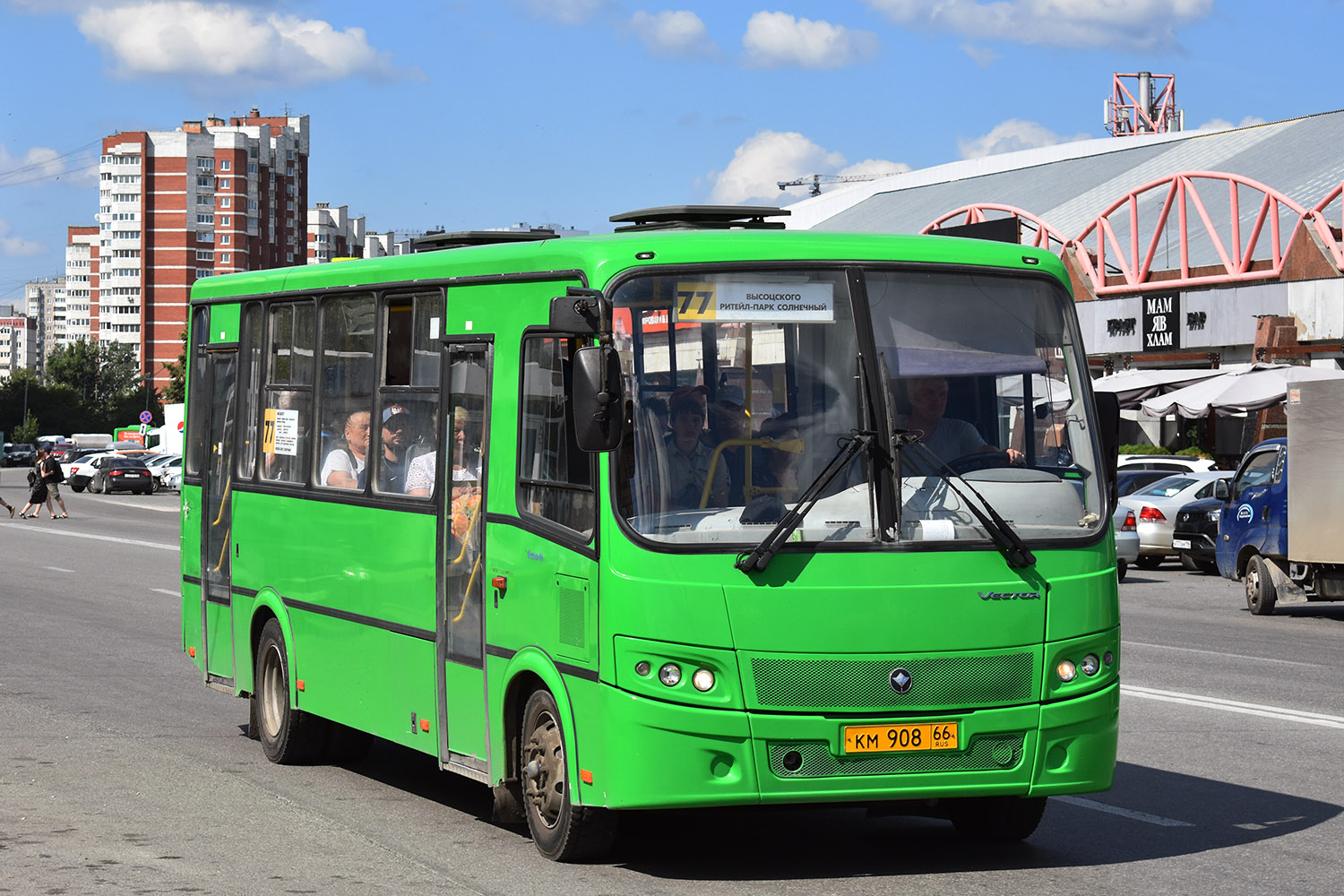 Свердловская область, ПАЗ-320412-04 "Вектор" № КМ 908 66