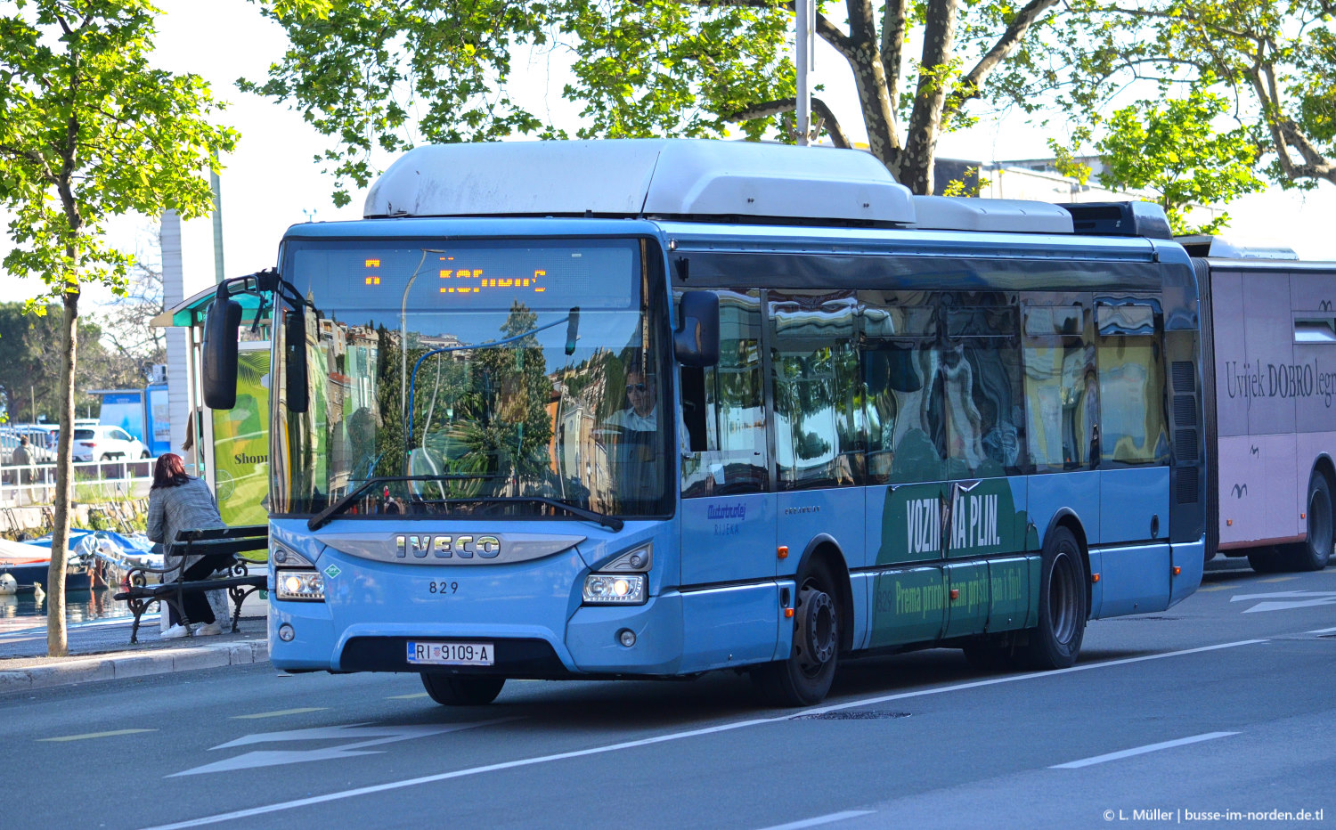Хорватия, IVECO Urbanway 10M CNG № 829