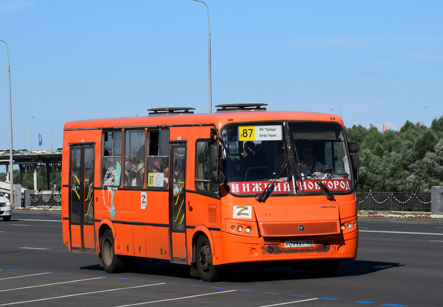 Нижегородская область, ПАЗ-320414-05 "Вектор" № Р 099 АТ 152