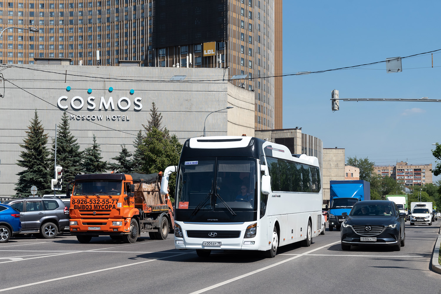 Ivanovo region, Hyundai Universe Xpress Noble # А 004 ЕР 18