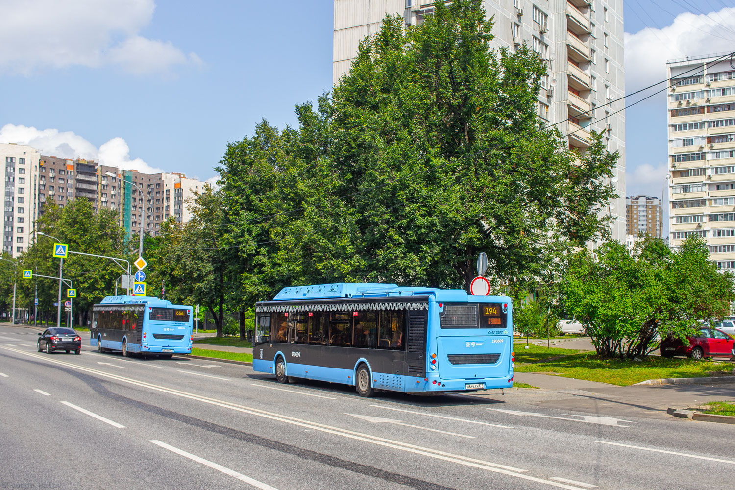 Москва, ЛиАЗ-5292.67 (CNG) № 190609