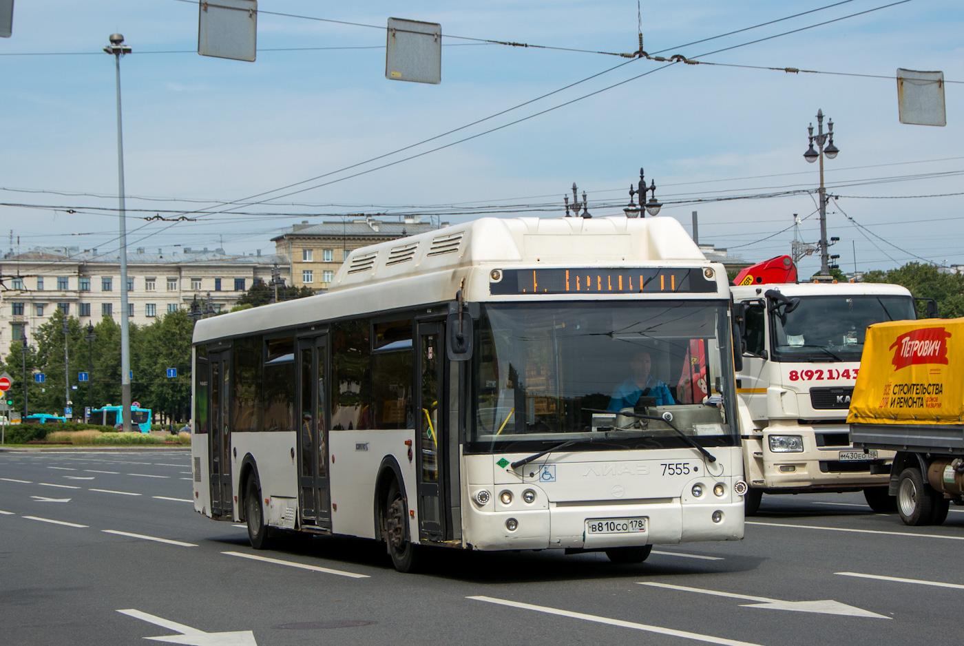 Санкт-Петербург, ЛиАЗ-5292.71 № 7555