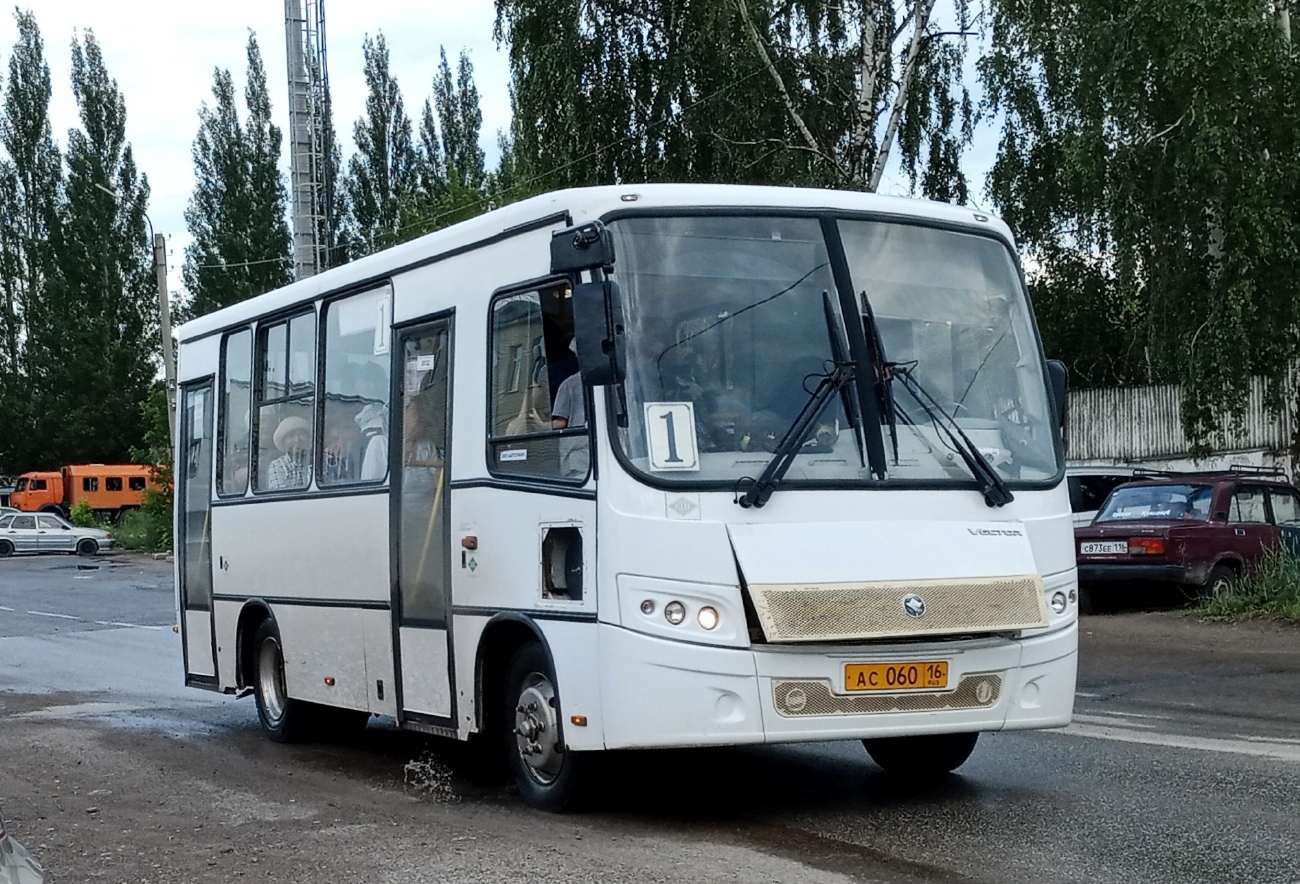 Татарстан, ПАЗ-320302-12 "Вектор" № АС 060 16