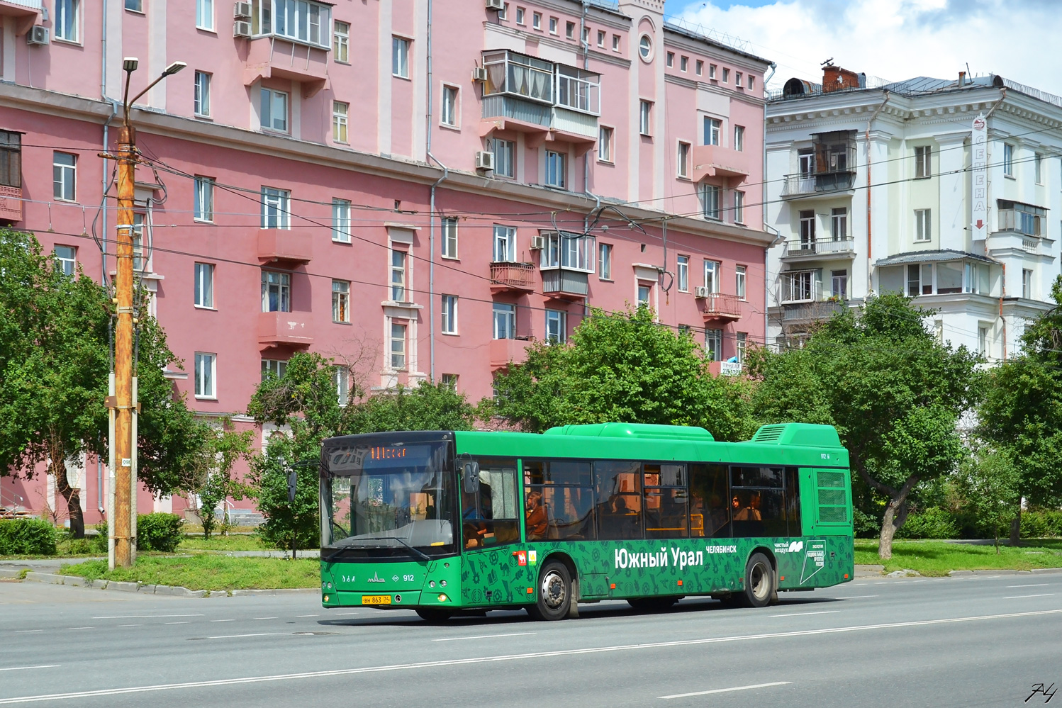 Челябинская область, МАЗ-203.945 № 912