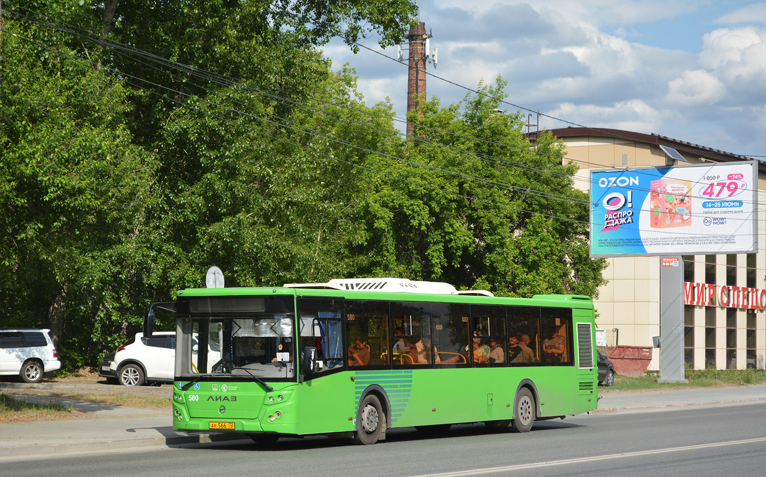 Тюменская область, ЛиАЗ-5292.65 № 580