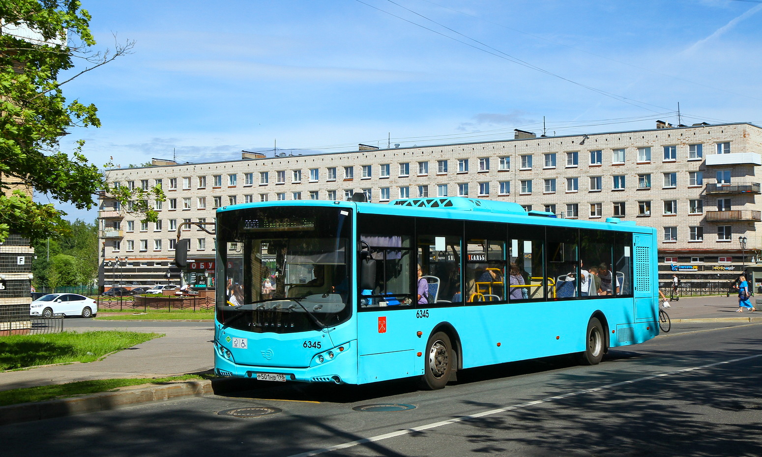 Saint Petersburg, Volgabus-5270.G2 (LNG) # 6345