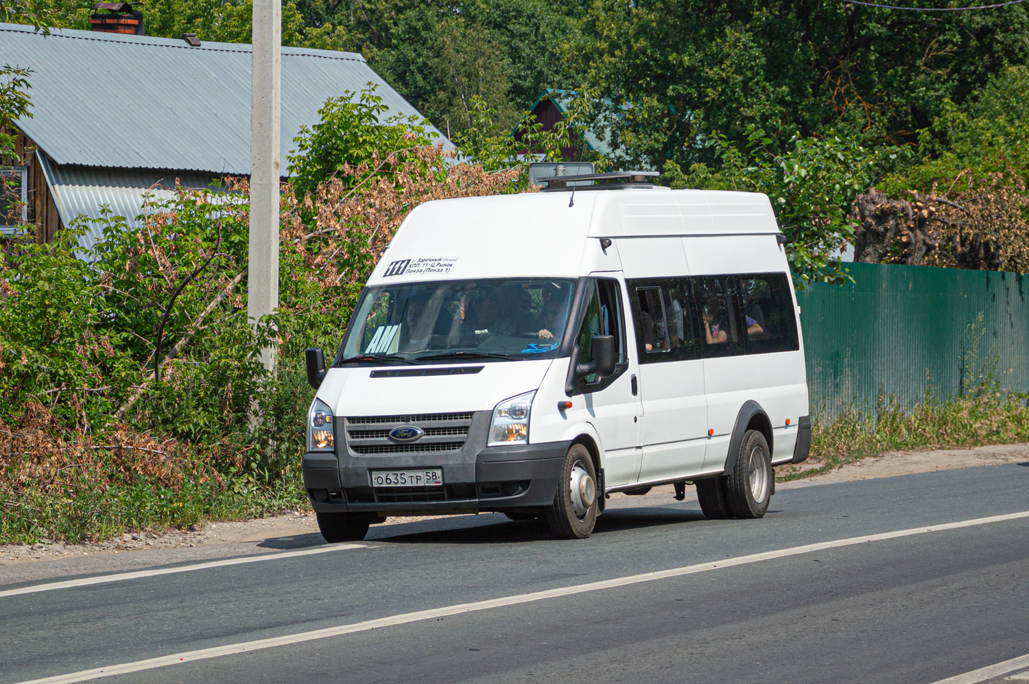 Obwód penzeński, Sollers Bus B-BF (Ford Transit) Nr О 635 ТР 58