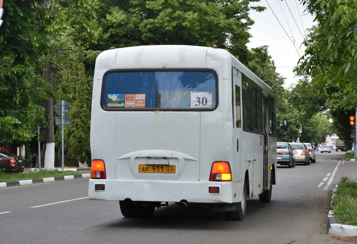 Краснодарский край, Hyundai County LWB C11 (ТагАЗ) № АК 911 23