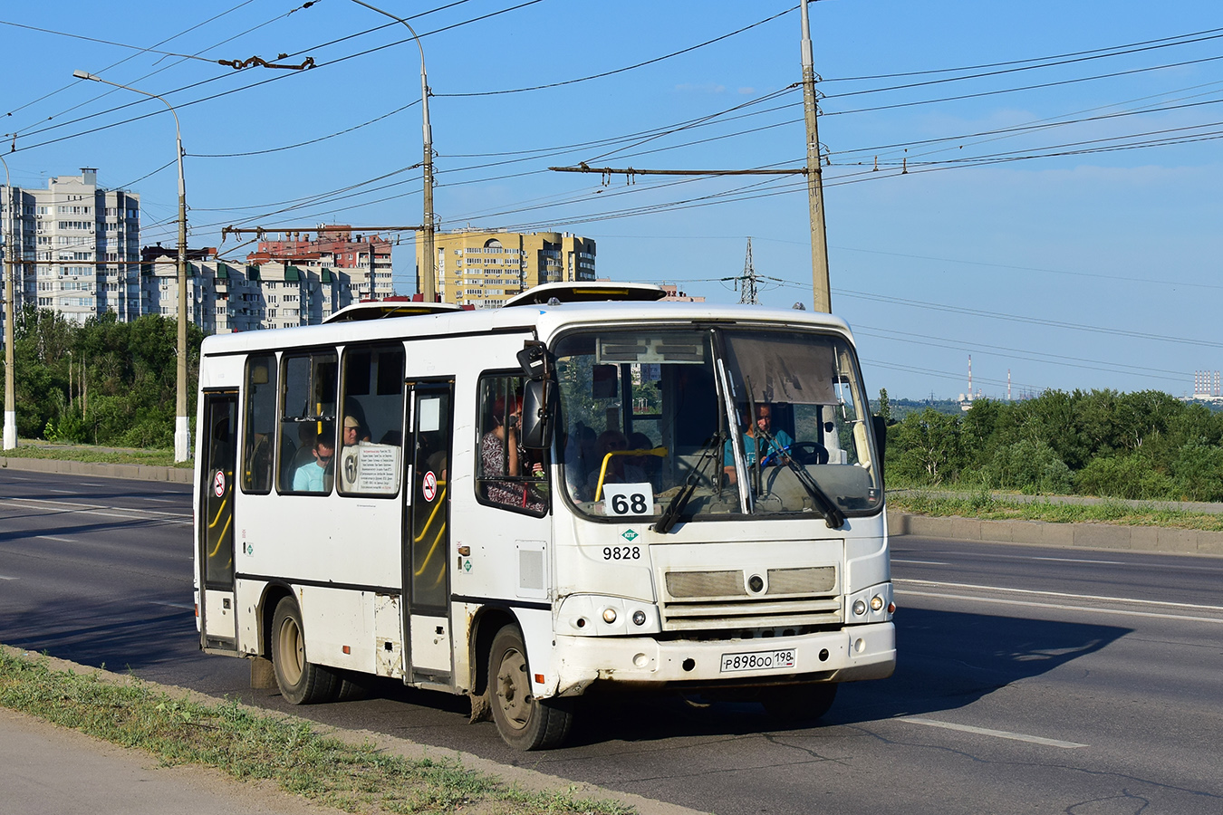 Волгоградская область, ПАЗ-320302-11 № 9828