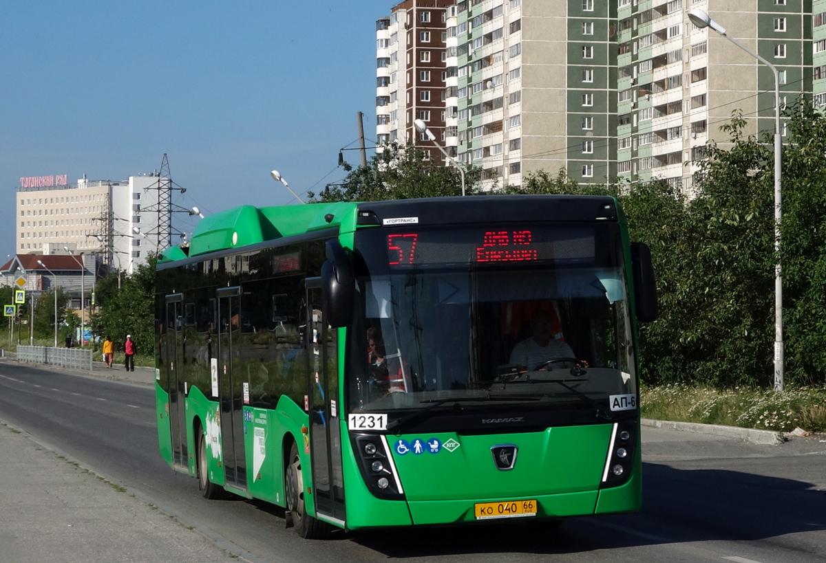 Sverdlovsk region, NefAZ-5299-40-57 (CNG) č. 1231