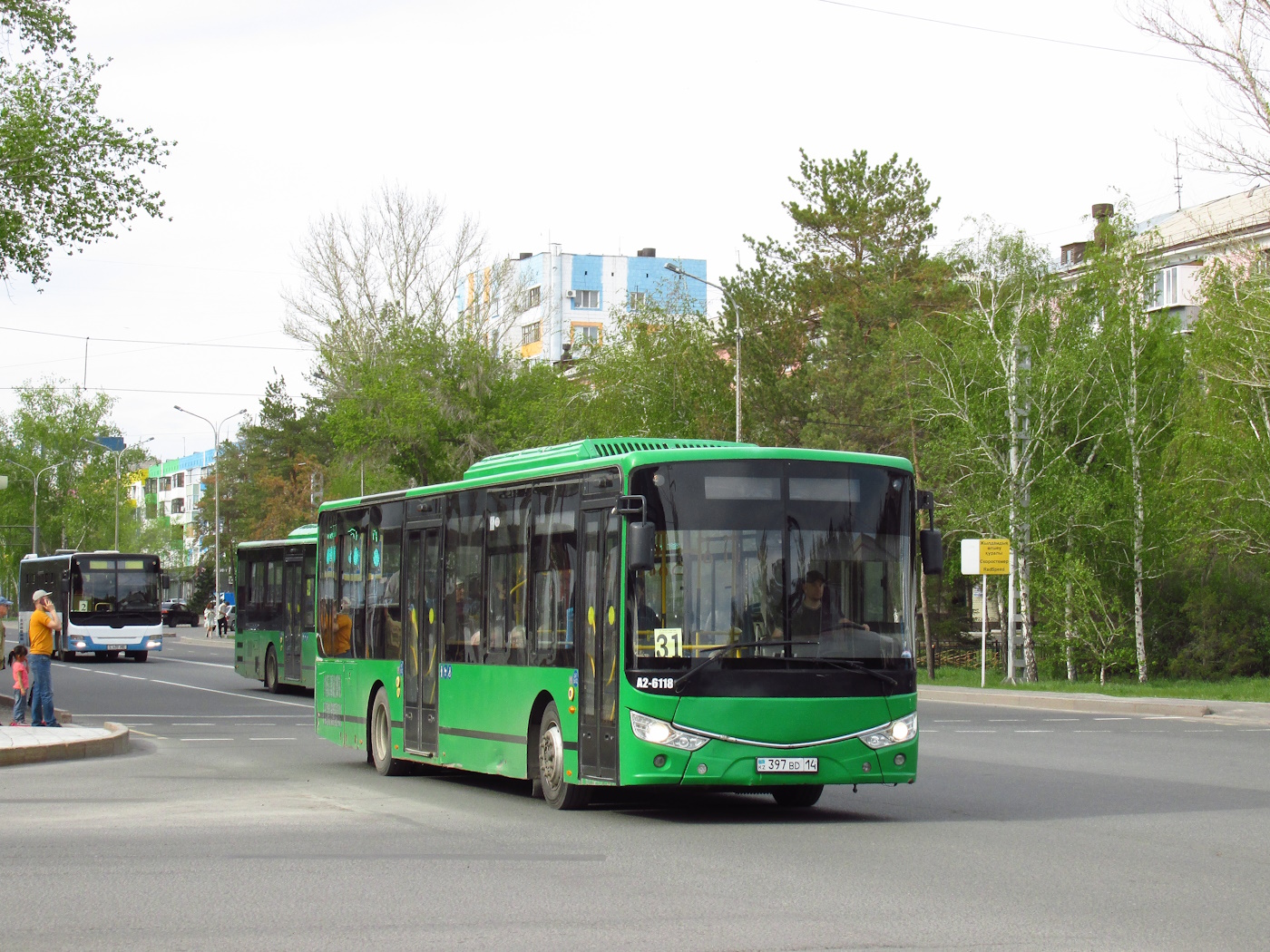 Павлодарская область, Ankai HFF6127GZ-4 (СарыаркаАвтоПром) № A2-6118