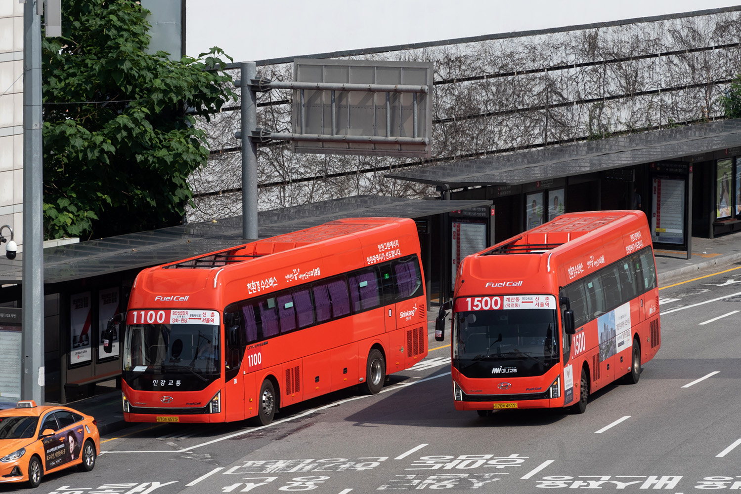 Южная Корея, Hyundai Universe F/L Elegance FCEV № 인천 70 바 4573; Южная Корея, Hyundai Universe F/L Elegance FCEV № 인천 70 바 4517