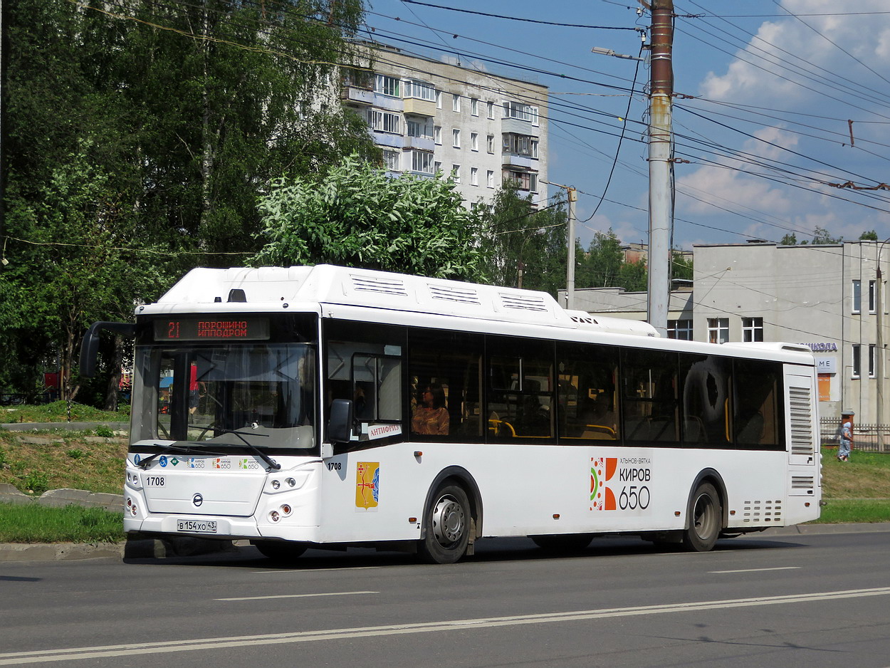 Кировская область, ЛиАЗ-5292.67 (CNG) № В 154 ХО 43