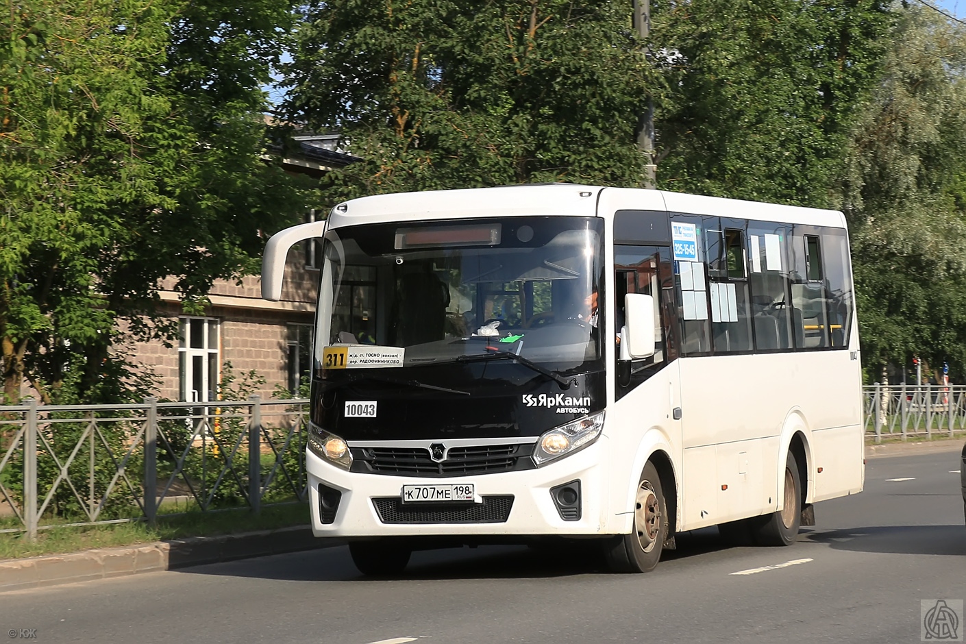 Obwód leningradzki, PAZ-320435-04 "Vector Next" Nr 10043