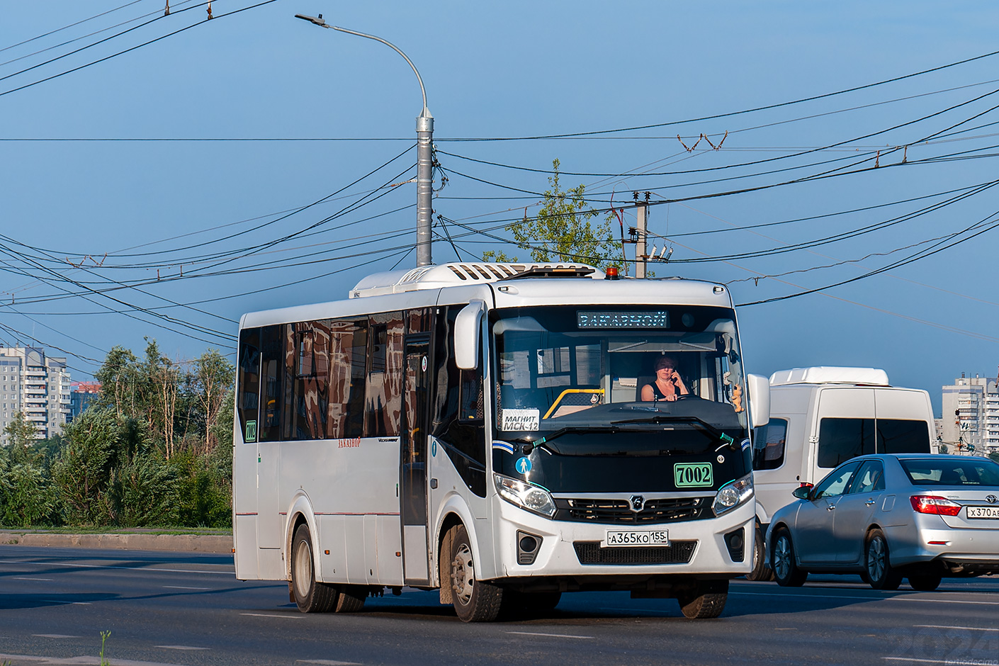 Obwód omski, PAZ-320455-04 "Vector Next" (intercity) Nr 7002