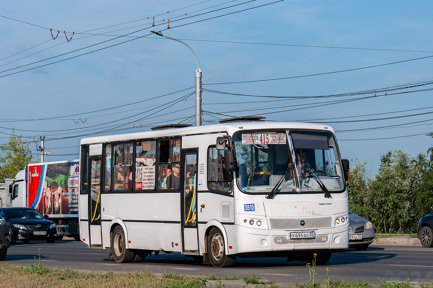 Омская область, ПАЗ-320412-04 "Вектор" № 3510