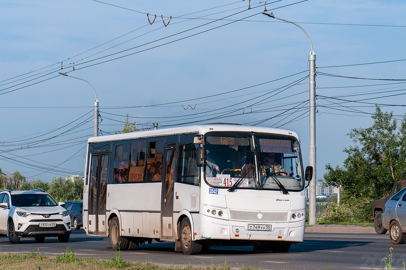 Омская область, ПАЗ-320414-04 "Вектор" (1-2) № 3542