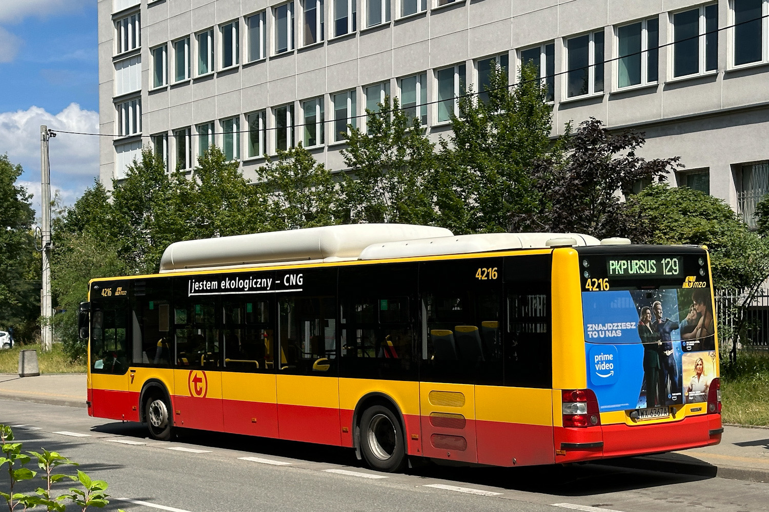 Польша, MAN A21 Lion's City NL313 CNG № 4216