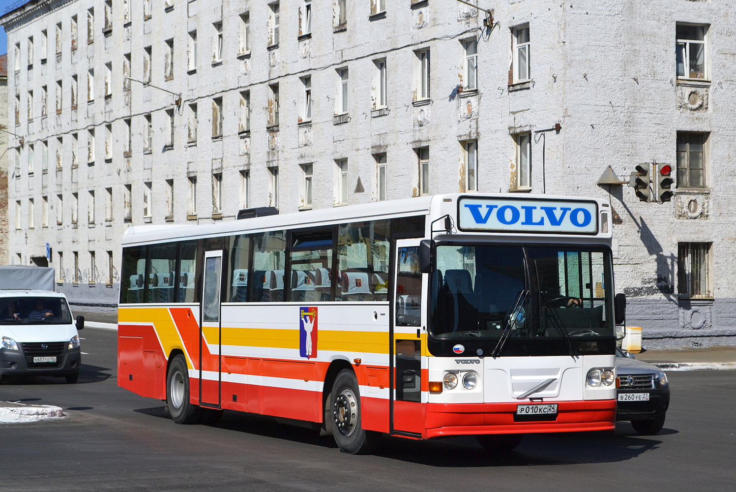 Красноярский край, СибСкан (Volvo B10M-60F) № Р 010 КС 24