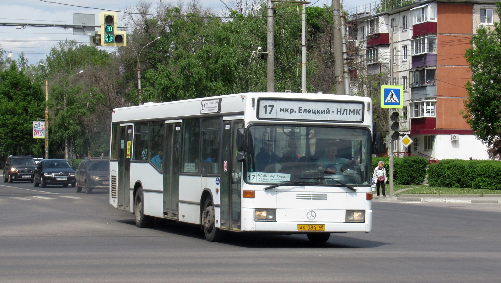 Липецкая область, Mercedes-Benz O405N2 (France) № АК 084 48