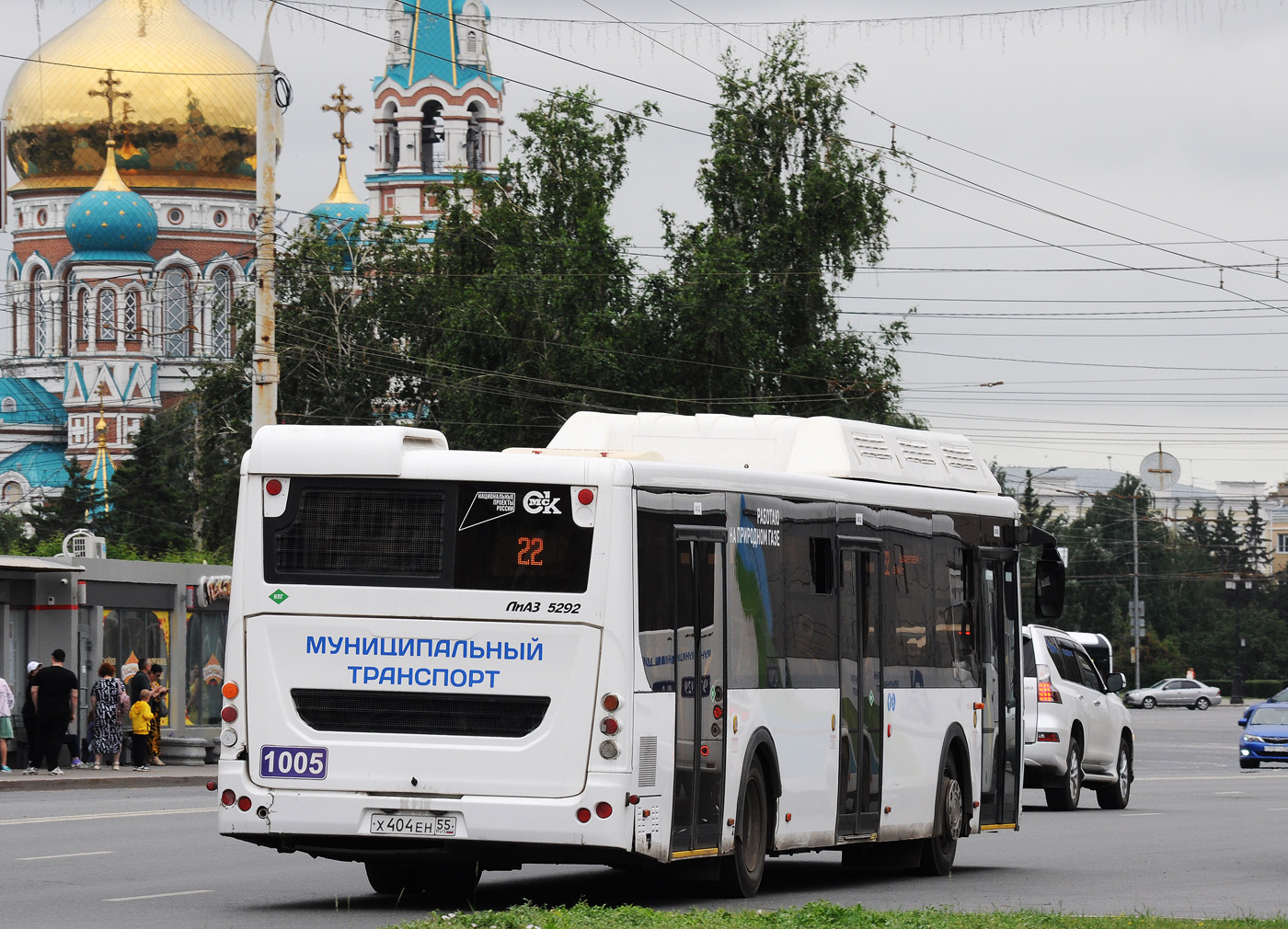 Omsk region, LiAZ-5292.67 (CNG) # 1005