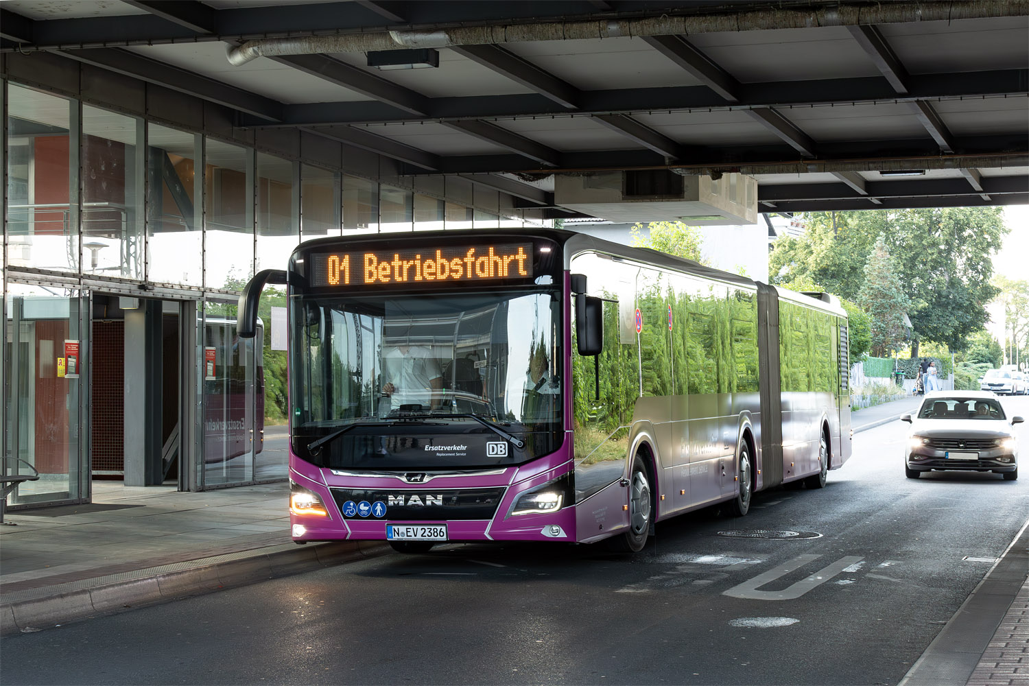 Бавария, MAN 18C Lion's City 18 NG360 EfficientHybrid № N-EV 2386; Гессен — SEV · Riedbahn · Frankfurt am Main <> Mannheim · 15.07.2024 — 14.12.2024