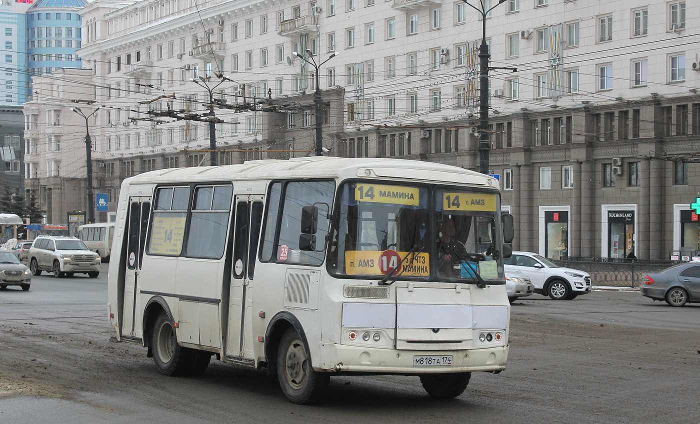 Челябинская область, ПАЗ-32054 № М 818 ТА 174