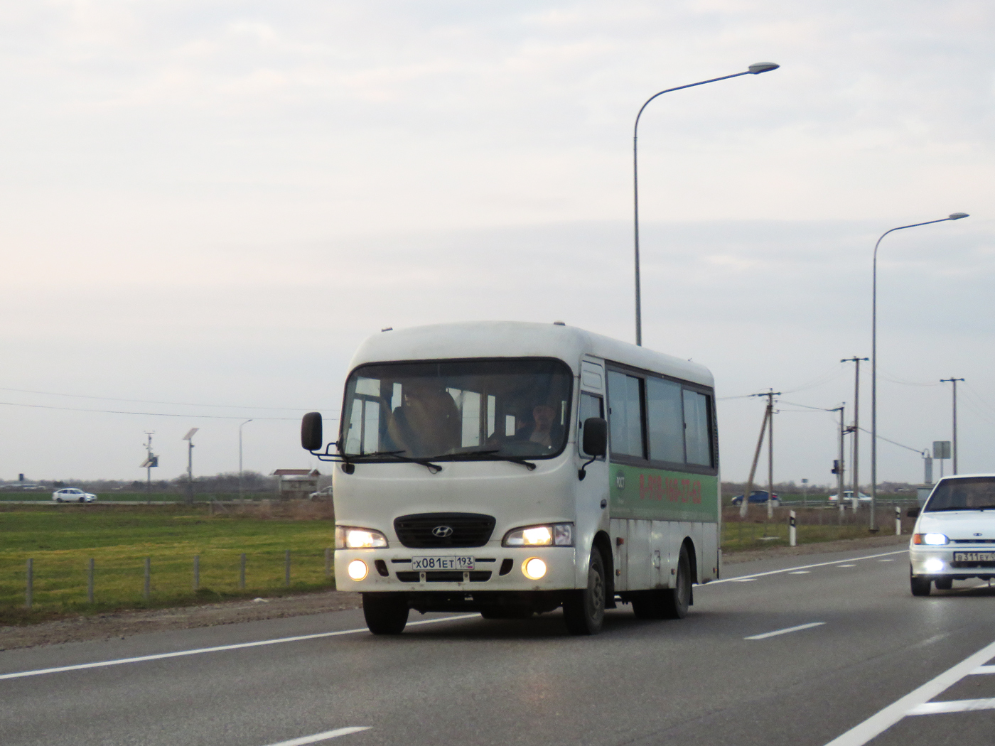 Krasnodar region, Hyundai County SWB (RZGA) Nr. Х 081 ЕТ 193