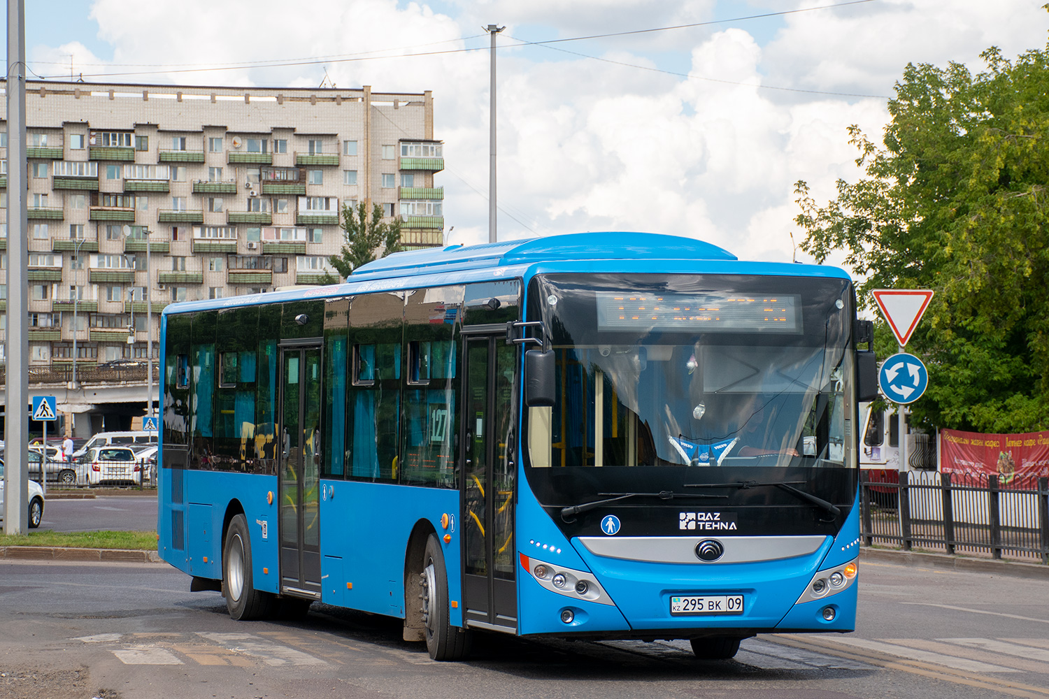 Карагандинская область, Yutong ZK6118HGA (QazTehna) № 295 BK 09