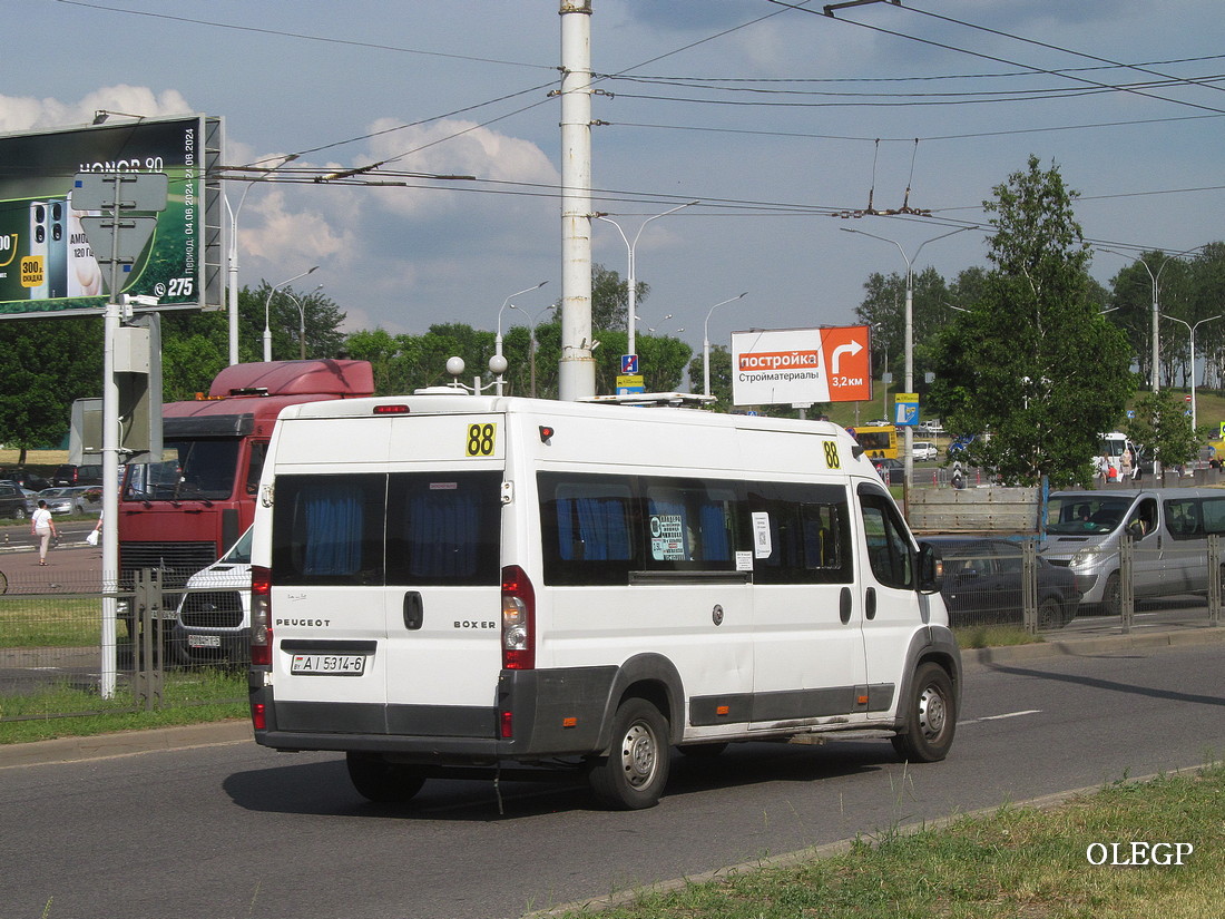 Минск, Нижегородец-2227SK (Peugeot Boxer) № АІ 5314-6