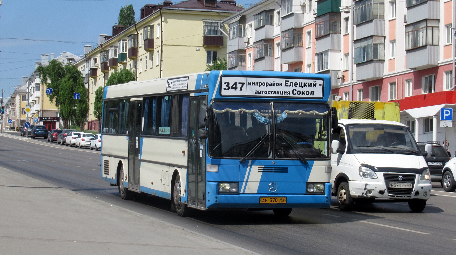 Липецкая область, Mercedes-Benz O405 № АН 370 48