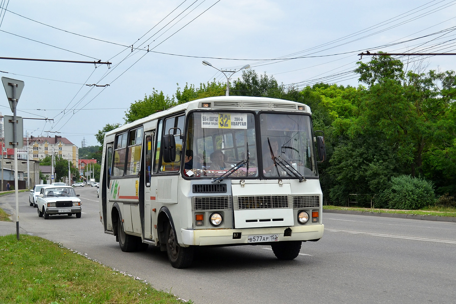 Ставропольский край, ПАЗ-32054 № В 577 АР 152