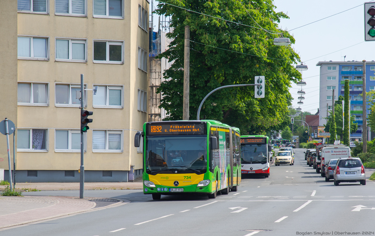 Северный Рейн-Вестфалия, Mercedes-Benz Citaro C2 G № 734