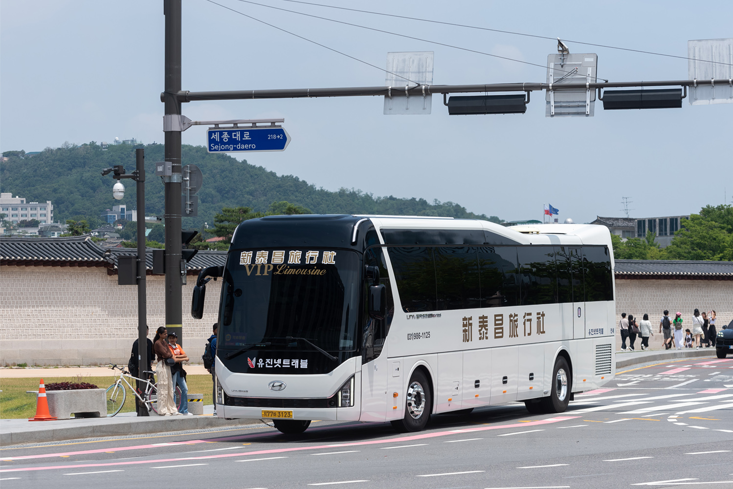 Южная Корея, Hyundai Universe F/L Noble EX № 경기 77 바 3123