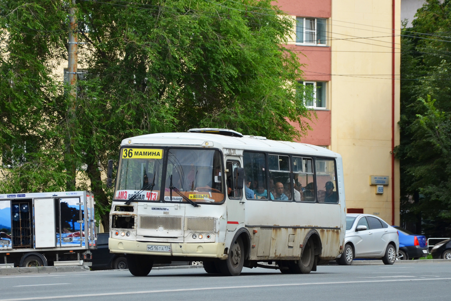 Челябинская область, ПАЗ-32054 № М 516 ТА 174