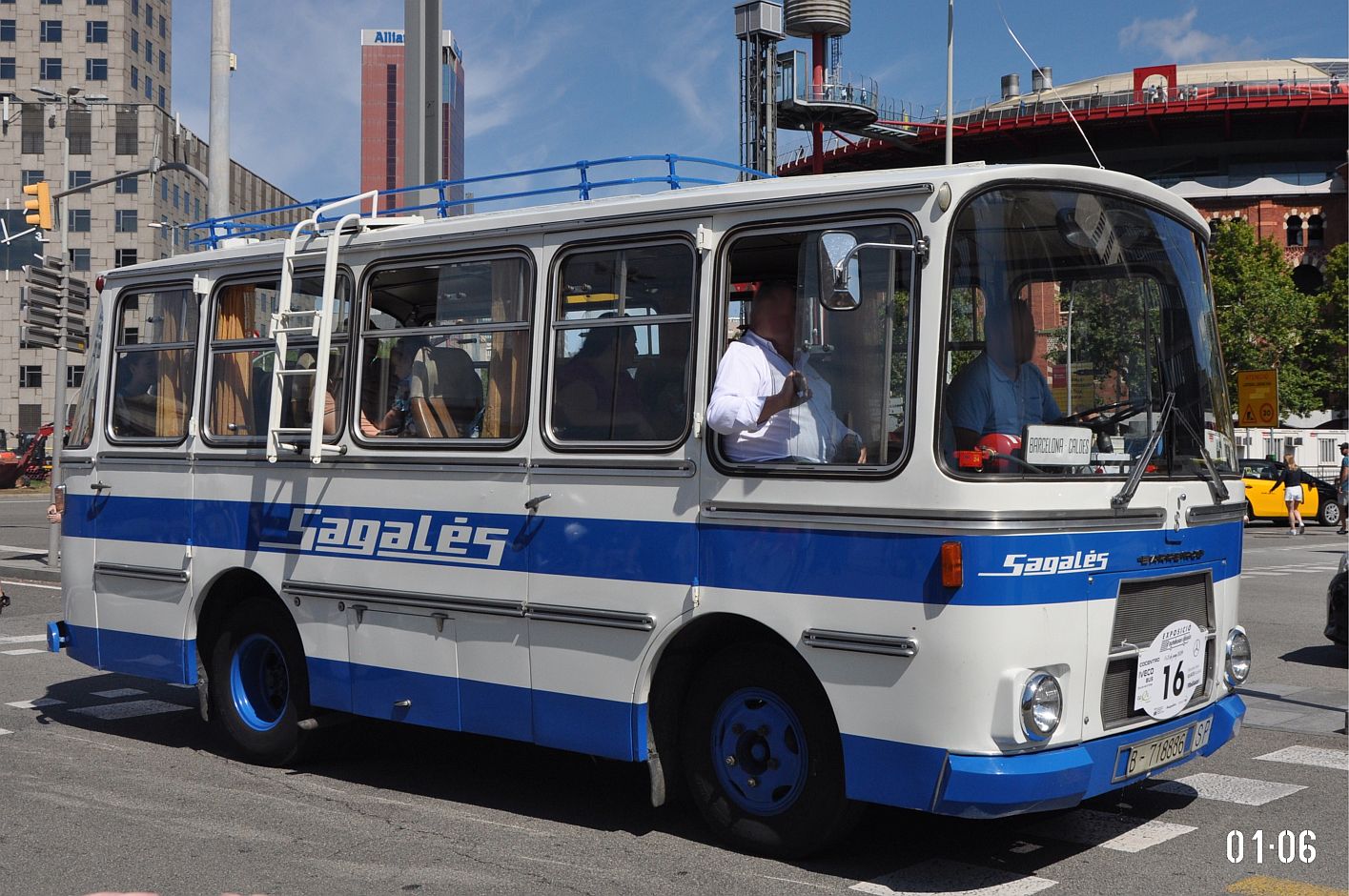 Испания, Barreiros Saeta 35 № B 718886; Испания — Exposició d'Autobusos Clàssics de Barcelona 2024