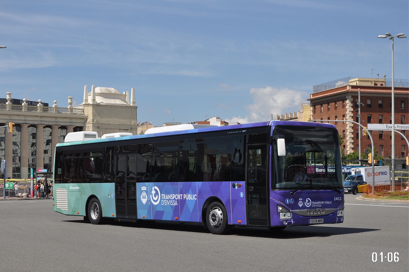 Испания, IVECO Crossway LE LINE 13M Hybrid № 1411; Испания — Exposició d'Autobusos Clàssics de Barcelona 2024