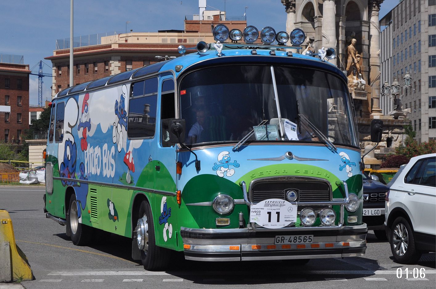 Испания, Setra Seida S10 № PitufoBus; Испания — Exposició d'Autobusos Clàssics de Barcelona 2024