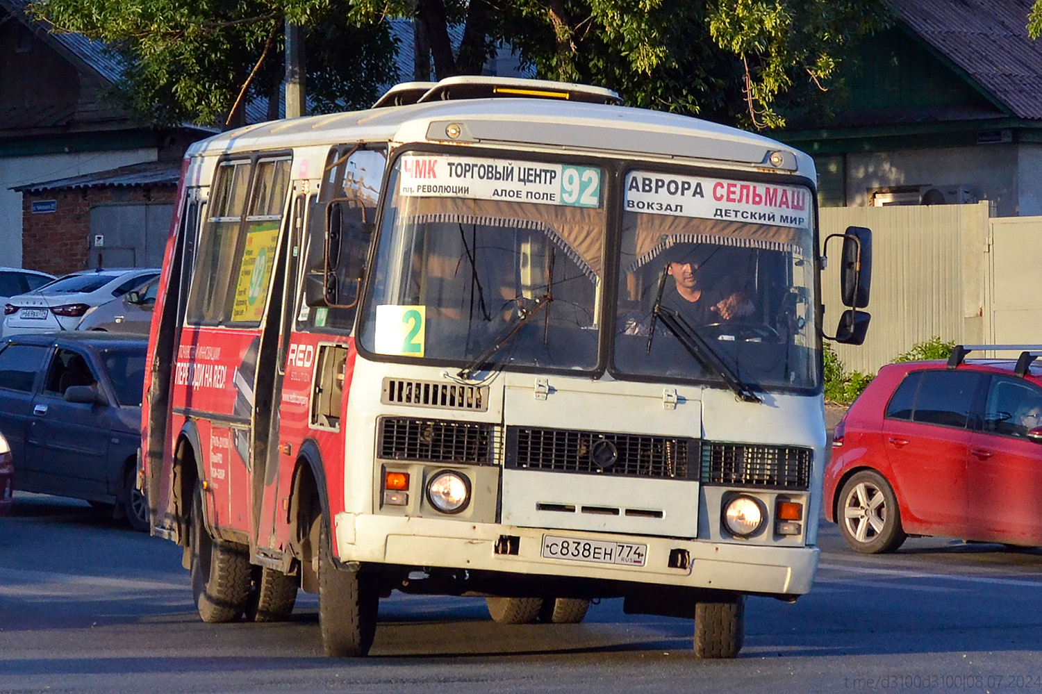 Челябинская область, ПАЗ-32054 № С 838 ЕН 774