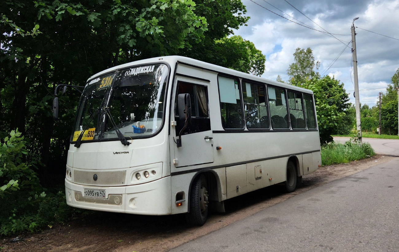 Ленинградская область, ПАЗ-320402-04 "Вектор" № О 095 УВ 47