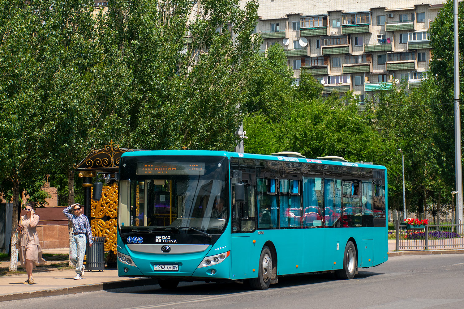 Карагандинская область, Yutong ZK6118HGA (QazTehna) № 263 AV 09