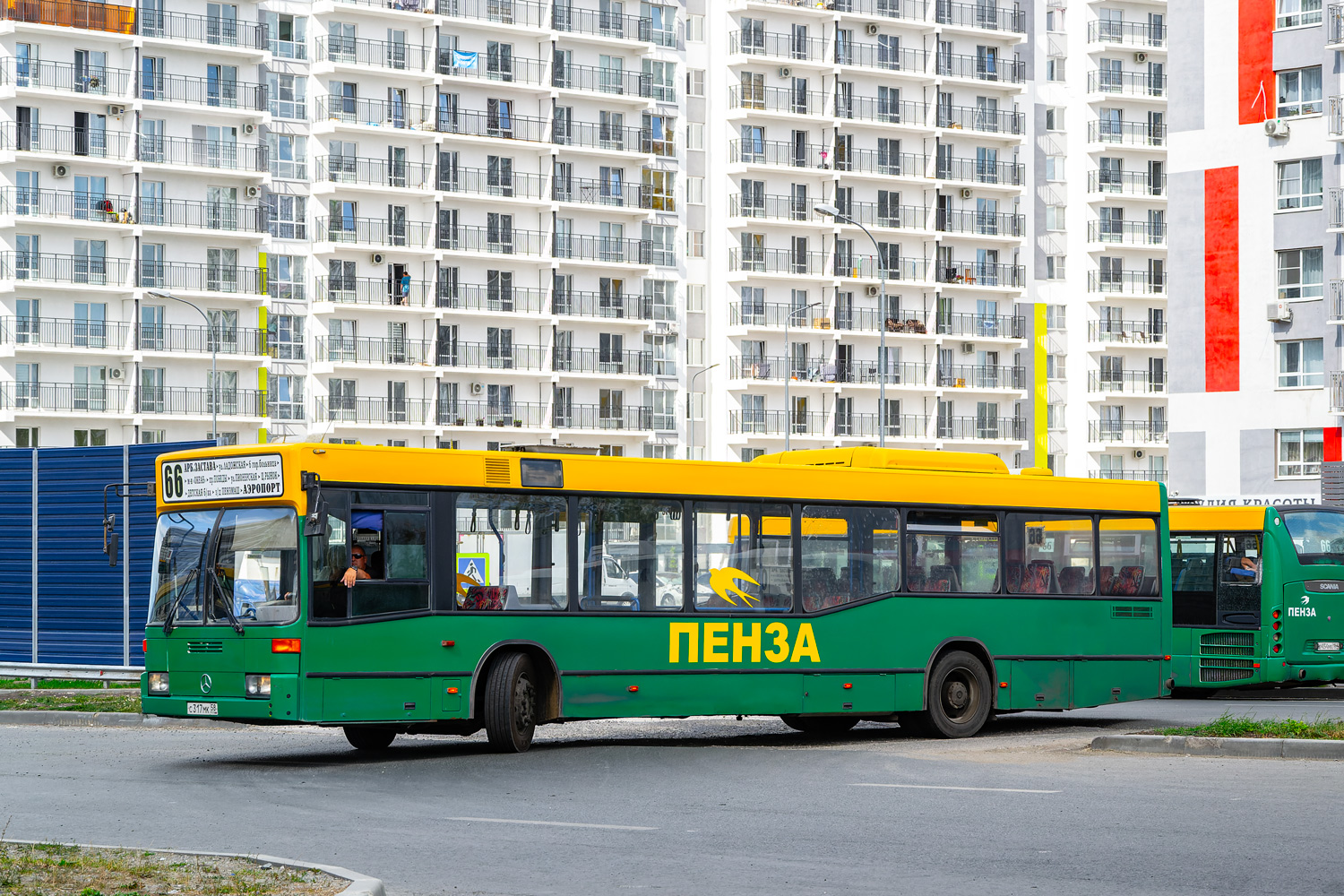 Пензенская область, Mercedes-Benz O405N2 № С 317 МК 58