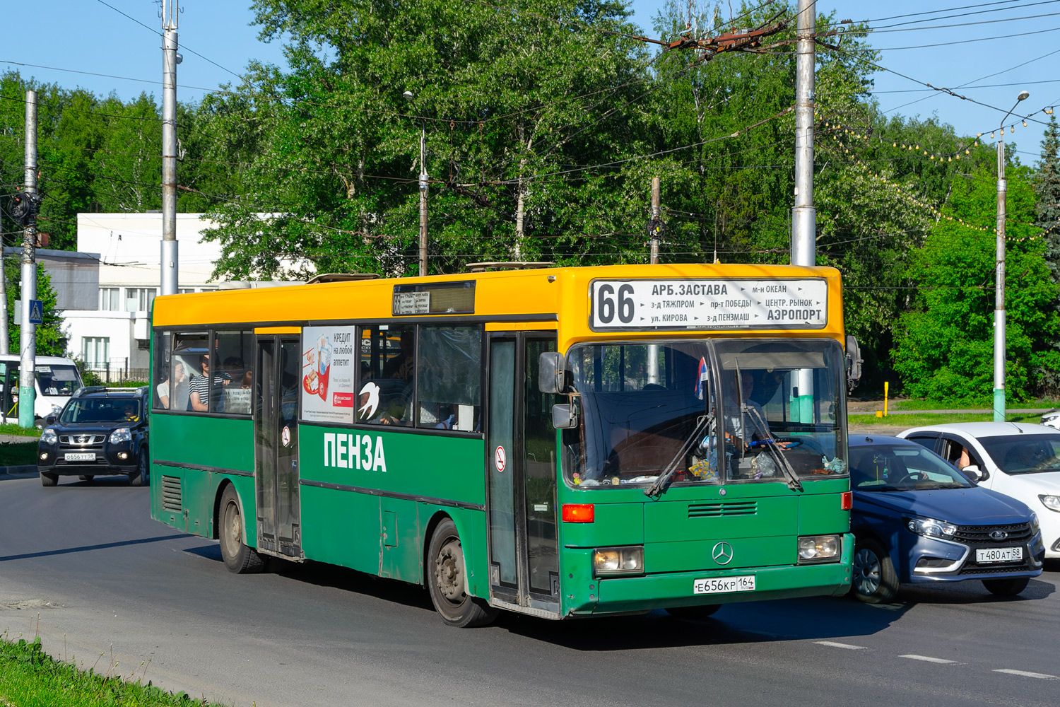 Пензенская область, Mercedes-Benz O405 № Е 656 КР 164