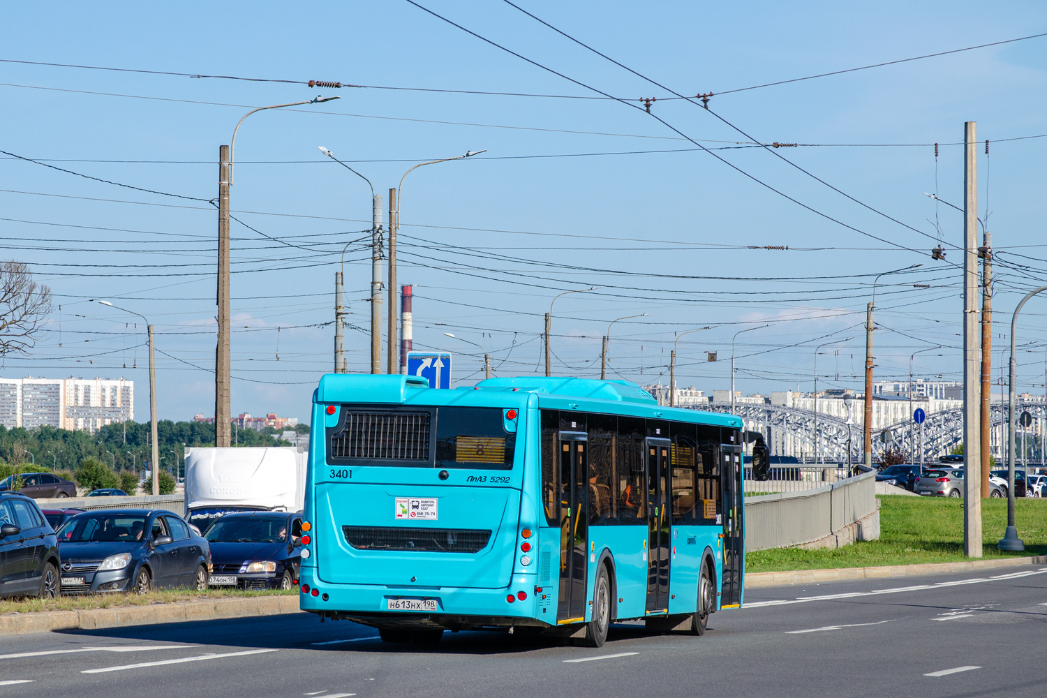 Санкт-Петербург, ЛиАЗ-5292.65 № 3401