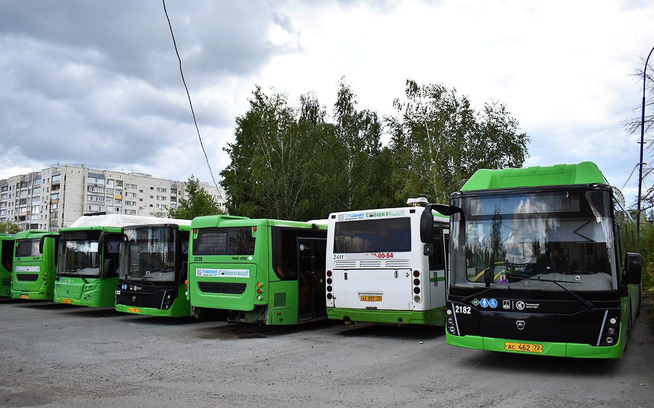 Тюменская область, ЛиАЗ-5292.67 (CNG) № 2182; Тюменская область — Автобусные предприятия