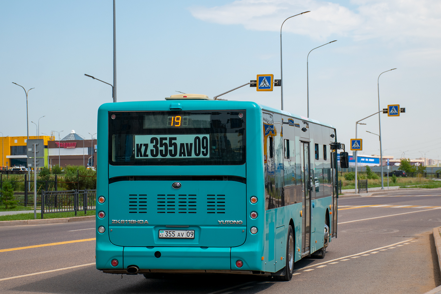 Карагандинская область, Yutong ZK6118HGA (QazTehna) № 355 AV 09